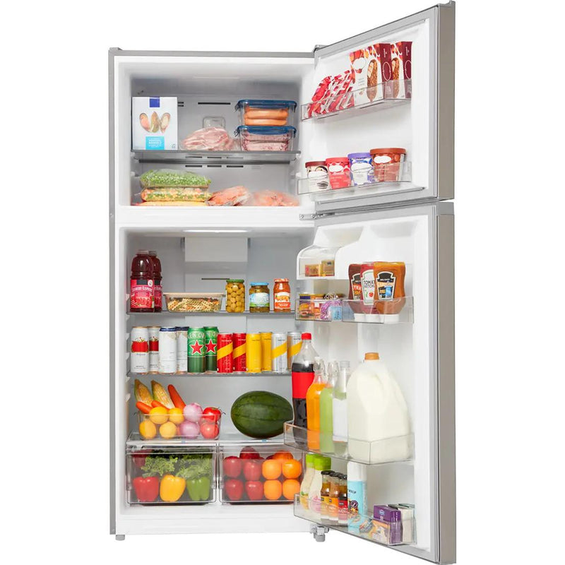  Midea 20.5 cu. ft. Freestanding Top Freezer Refrigerator MRT21D2BST IMAGE 2