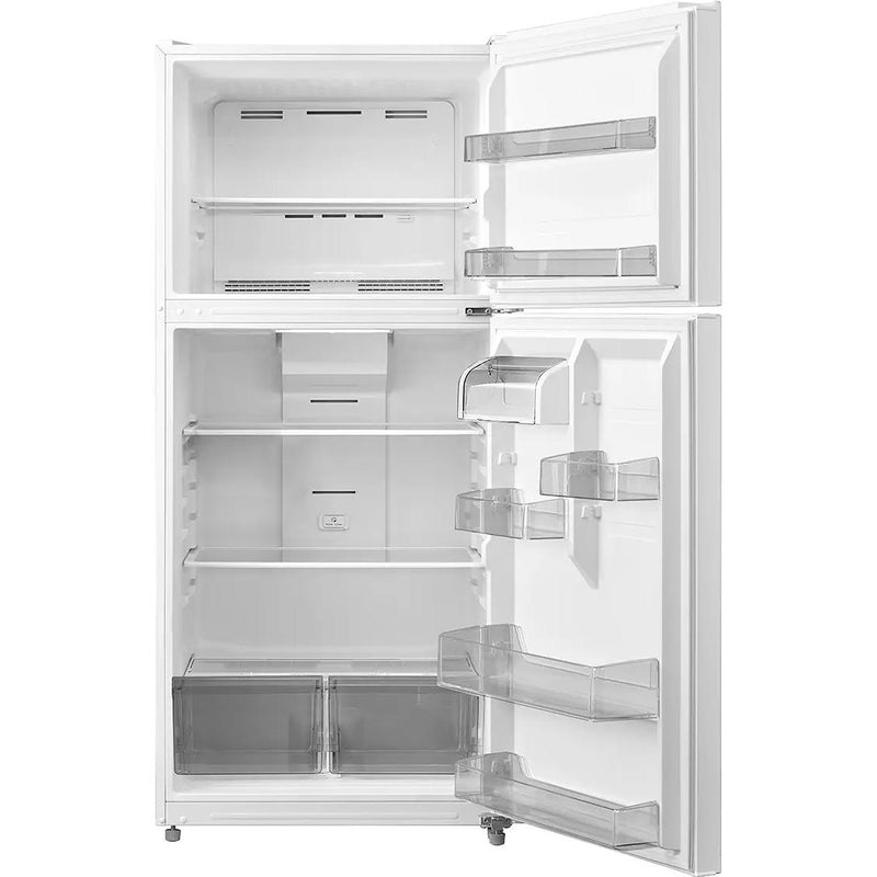  Midea 20.5 cu. ft. Freestanding Top Freezer Refrigerator MRT21D2BWW IMAGE 3