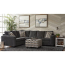 Minhas Furniture Fabric 2 pc Sectional 6037-CR-RSEC IMAGE 1