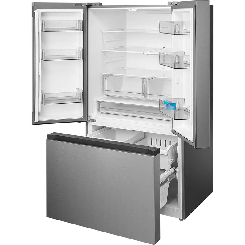  Midea 33-inch, 22.6 cu. ft. Counter-Depth French 3-Door Refrigerator with Wi-Fi MRF23I7AST IMAGE 3
