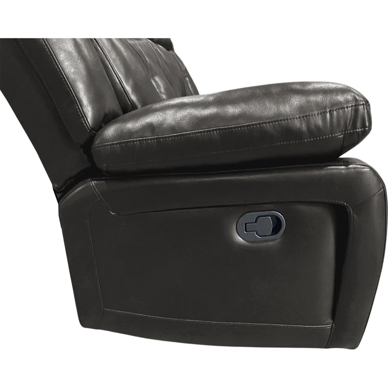 Primo International Reclining 3 pc Sectional UM1954 3 pc Sectional - Black IMAGE 6
