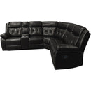 Primo International Reclining 3 pc Sectional UM1954 3 pc Sectional - Black IMAGE 8