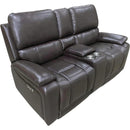 Primo International Power Reclining Loveseat with Console UM5002A Power Reclining Console Loveseat - GL3027 IMAGE 1