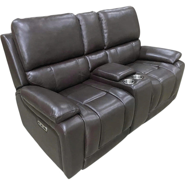 Primo International Loveseats Power Recline UM5002A Power Reclining Console Loveseat - GL3027 IMAGE 1