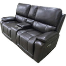 Primo International Power Reclining Loveseat with Console UM5002A Power Reclining Console Loveseat - GL3027 IMAGE 2