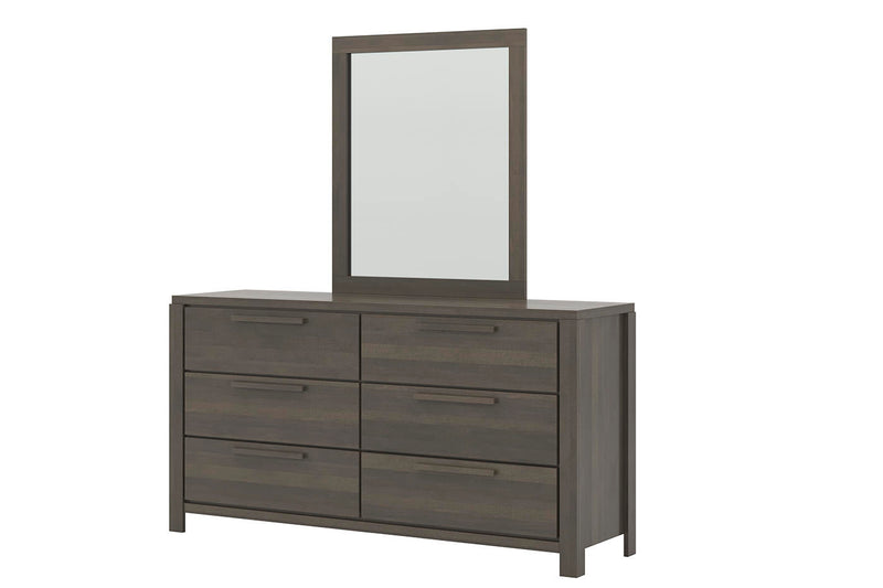 Villageois miroir pour commode fini en Ardoise