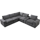 Primo International Momento Fabric Sectional Momento Sectional - Mina Slate IMAGE 1