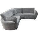  Primo International Eden 3 pc Sectional Eden 3 pc Sectional - Bev Light Grey IMAGE 2