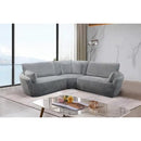  Primo International Eden 3 pc Sectional Eden 3 pc Sectional - Bev Light Grey IMAGE 5