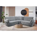  Primo International Eden 3 pc Sectional Eden 3 pc Sectional - Bev Light Grey IMAGE 6