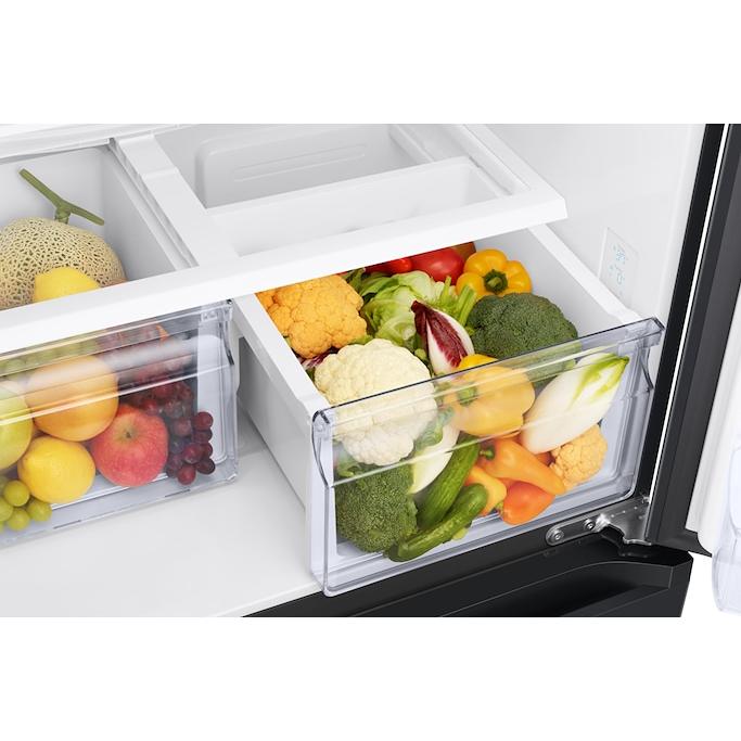  Samsung 18 cu. ft. Counter-Depth French 3-Door Refrigerator RF18A5101MT/AA IMAGE 7