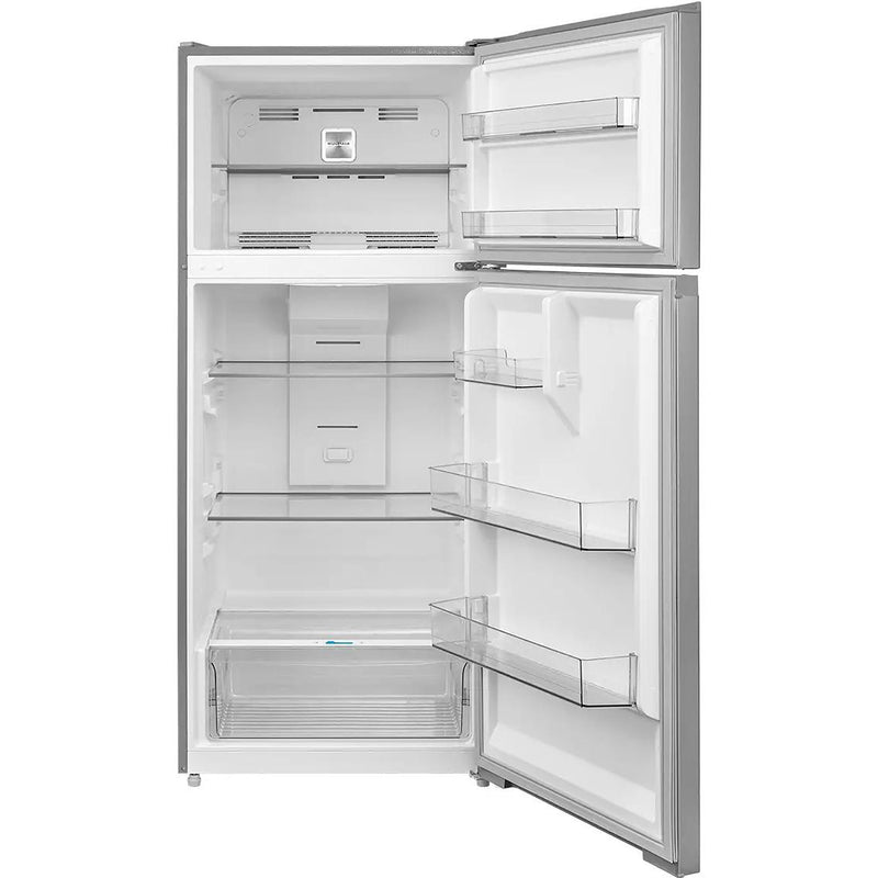  Midea 28-inch, 16 cu. ft. Freestanding Top Freezer Refrigerator MRT16D2BST IMAGE 4