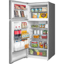  Midea 28-inch, 16 cu. ft. Freestanding Top Freezer Refrigerator MRT16D2BST IMAGE 7