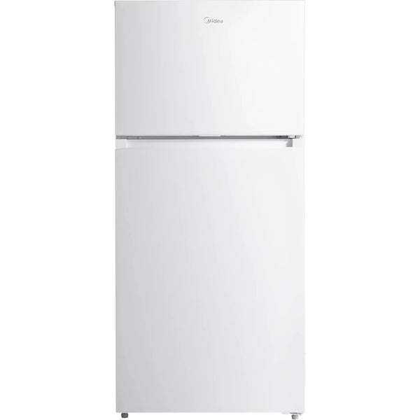  Midea 28-inch, 16 cu. ft. Freestanding Top Freezer Refrigerator MRT16D2BWW IMAGE 1