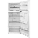  Midea 28-inch, 16 cu. ft. Freestanding Top Freezer Refrigerator MRT16D2BWW IMAGE 4