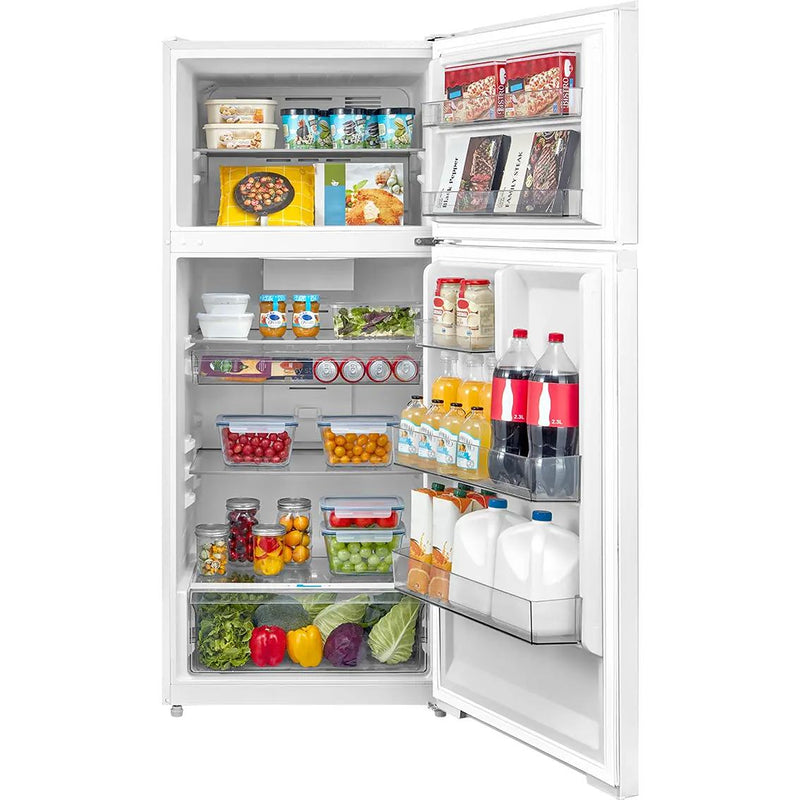  Midea 28-inch, 16 cu. ft. Freestanding Top Freezer Refrigerator MRT16D2BWW IMAGE 5