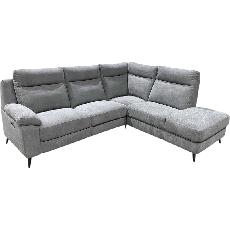  Primo International Aether Power Reclining Fabric 3 pc Sectional Aether 3 pc Power Reclining Sectional - Grey IMAGE 1