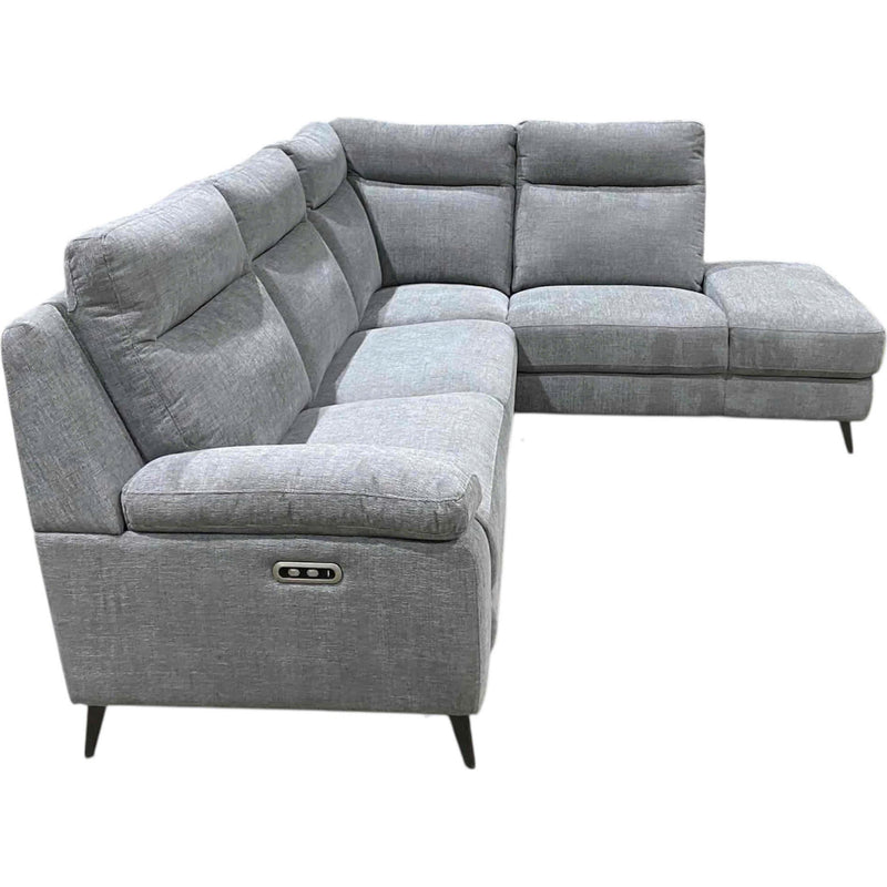  Primo International Aether Power Reclining Fabric 3 pc Sectional Aether 3 pc Power Reclining Sectional - Grey IMAGE 2