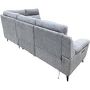  Primo International Aether Power Reclining Fabric 3 pc Sectional Aether 3 pc Power Reclining Sectional - Grey IMAGE 3