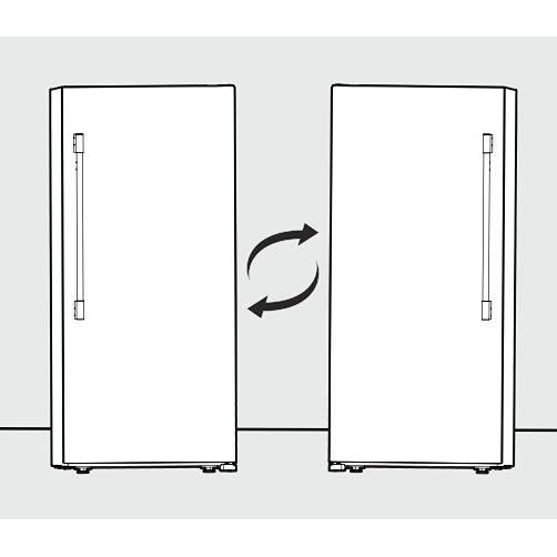 Frigidaire Kit de renversement d’ouverture de porte pour unité simple