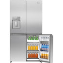  Hisense 36-inch, 22.6 cu. ft. Freestanding French 4-Door Refrigerator with Water and Ice Dispensing System RQ23G4FSEI IMAGE 6