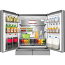  Hisense 36-inch, 22.6 cu. ft. Freestanding French 4-Door Refrigerator with Water and Ice Dispensing System RQ23G4FSEI IMAGE 7