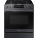  Samsung 30-inch Slide-in Gas Range with Wi-Fi NSG80H60SEAA IMAGE 1