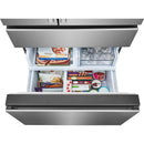  Frigidaire Professional 36-inch, 26.3 cu. ft. Freestanding French 4-Door Refrigerator with Custom-Flex® Temperature Drawer PRMS2790BF IMAGE 11
