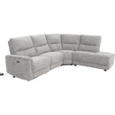  Primo International Dalton Power Reclining Fabric 4 pc Sectional Dalton 4 pc Power Reclining Sectional - Grammercy Smoke IMAGE 1