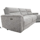  Primo International Dalton Power Reclining Fabric 4 pc Sectional Dalton 4 pc Power Reclining Sectional - Grammercy Smoke IMAGE 3
