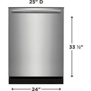  Frigidaire Gallery Built-in Dishwasher GDHH4527AF IMAGE 3