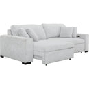  Primo International Gavelston Power Reclining Fabric Sofa Gavelston Power Reclining Sofa with 2 Extendable Chairs - Chelsea Arctic IMAGE 2
