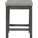  Mazin Furniture Connected 4 pc Counter Height Dinette 5713GY IMAGE 8