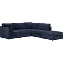  Lifestyle Fabric 5 pc Sectional U7445S-20A POTTERY BLUE/U7445S-90A POTTERY BLUE/U7445S-10S POTTERY BLUE IMAGE 1