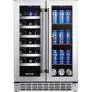  AVIVA Combination Wine Cellar/Beverage Center with French Door ABCU422SS IMAGE 1