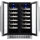  AVIVA Combination Wine Cellar/Beverage Center with French Door ABCU422SS IMAGE 2