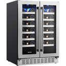  AVIVA Combination Wine Cellar/Beverage Center with French Door ABCU422SS IMAGE 3