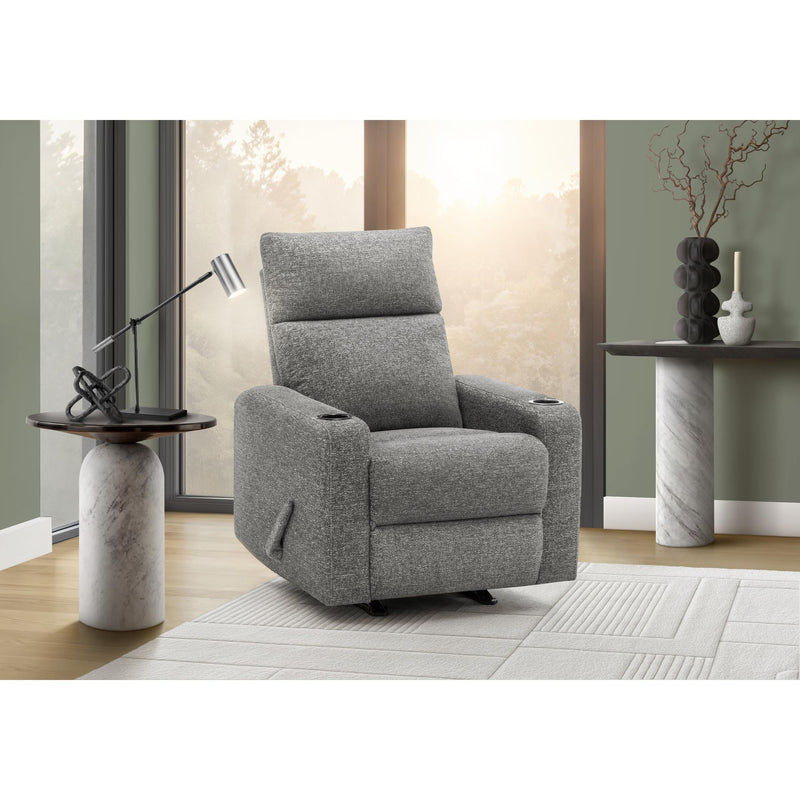 Monarchy Rocking Stool Monarch 8M11019 Rocking Recliner - Grey