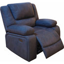  Primo International Foley Power Fabric Recliner Foley Power Recliner - Dino Smoke Grey IMAGE 3