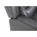  Primo International Heritage Power Leather Match Recliner with Wall Recline Carter Power Glider Recliner - Milano Granite IMAGE 10