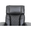  Primo International Colton Swivel Glider Leather Match Chair Colton 74985 Swivel Glider Recliner - Black IMAGE 6