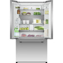  Fisher & Paykel 36-inch, 21.6 cu. ft. Freestanding French 3-Door Refrigerator with Ice Maker and Professional-Style Handles RF210AKJX1 IMAGE 2