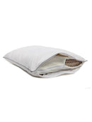 Dolce Bianca Memory foam pillow with a feather & down outer layer  Memorino