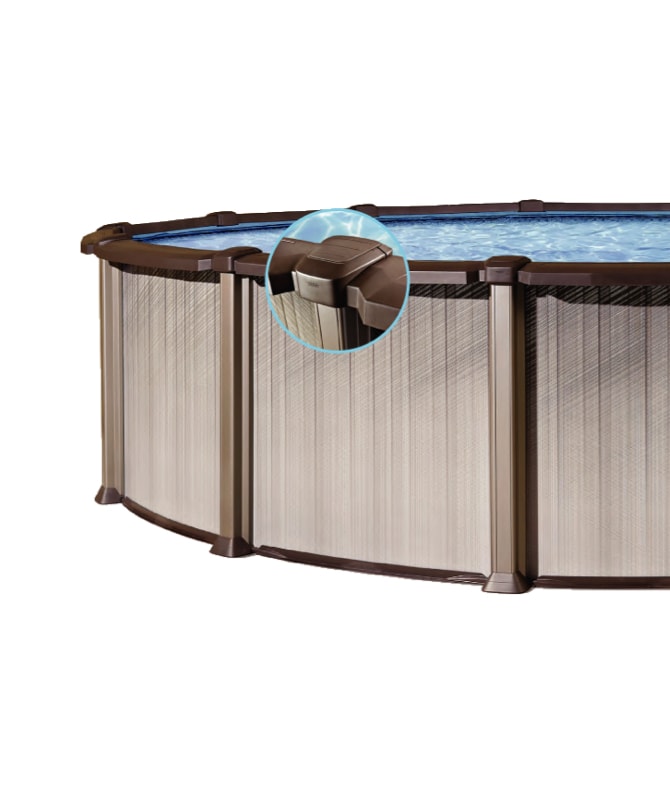 Piscine hors-terre Elixir mur Cachet 21 pieds, 52''