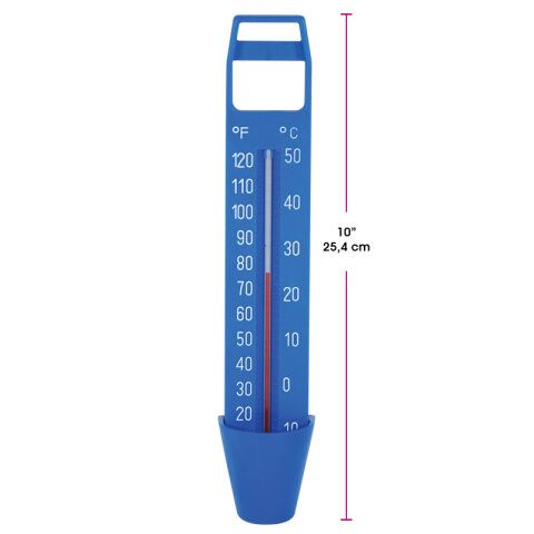 Thermomètre pour piscine de 10 po