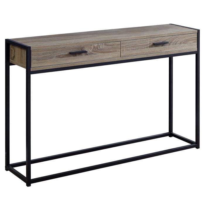 Prosecute Savant Billy TABLE D'APPOINT - 48"L / CONSOLE D'ENTREE TAUPE FONCE (MONARCH/I 3511)