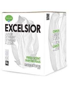 Détergent à lessive HE Excelsior 5L, 333 brassées, avec fragrance (PHO/SOAP5STAC/SCENTEUR FRAICH*)