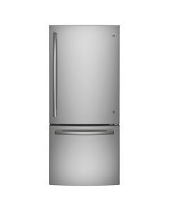 Réfrigérateur 30'' à congélateur inférieur, 20,9 pi³ , acier inoxydable (GE/GDE21DSKSS/STAINLESS)
