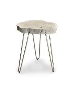 Table de bout - Gris (WORWI/501-329GY/GREY)