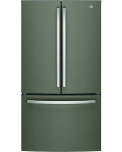 Réfrigérateur à portes françaises GE de 26.7 pi³ ardoise (GE/GNE27JMMES/ARDOISE)